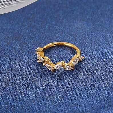 Piercing Argola Zircônia: Elegância e Segurança