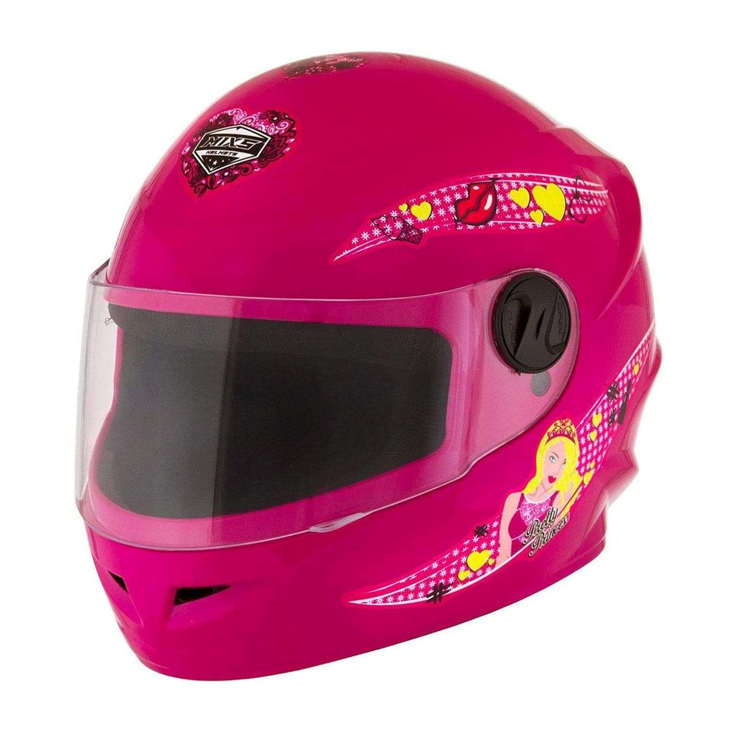 Capacete Infantil MIXS Start Selfie Rosa Pro Tork - Segurança e Estilo para Pequenos Aventureiros (Tam. 54)