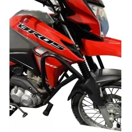 Protetor de Carenagem Preto para Honda Bros 160 2022 - Segurança e Estilo