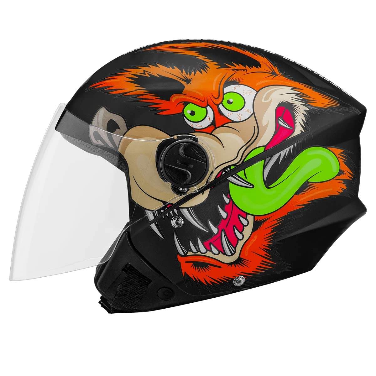 Capacete Aberto Pro Tork New Liberty 3 Coyote Fosco Preto - Segurança e Estilo para Sua Pilotagem