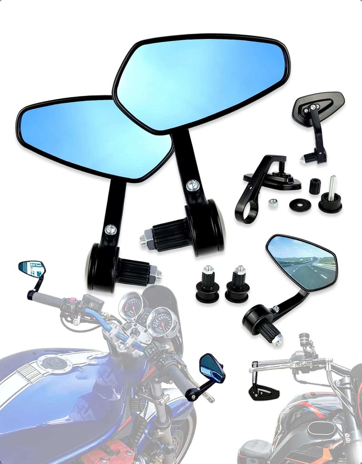 Retrovisor Ponta de Guidão Moto: Segurança e Estilo para Sua Pilotagem