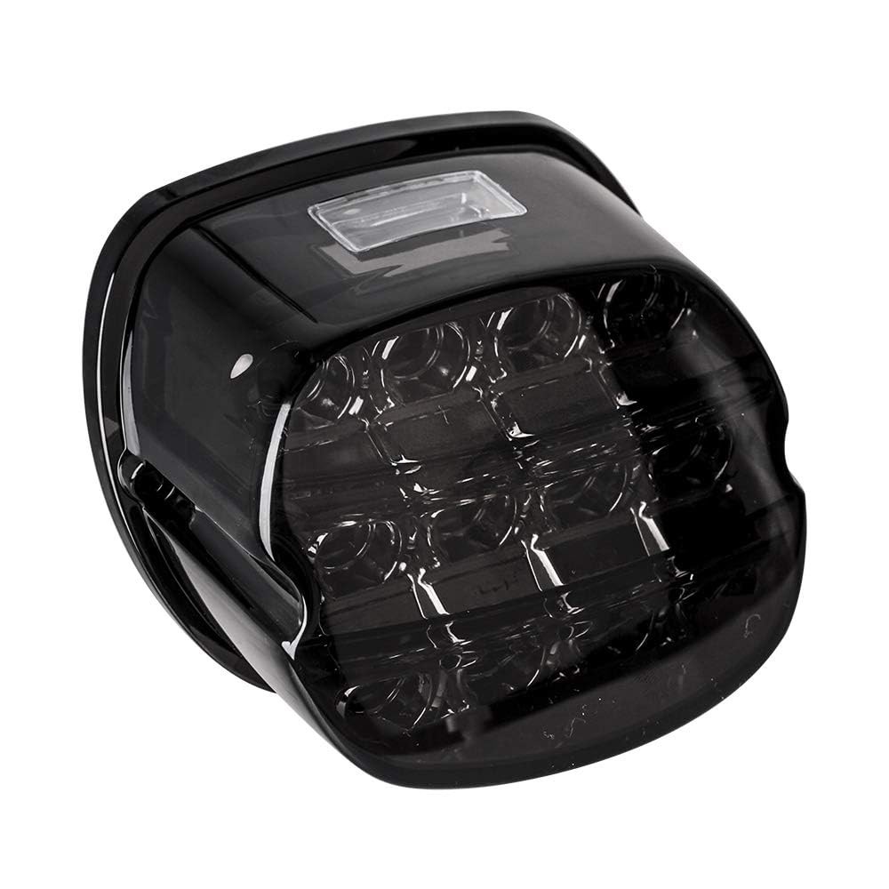 Lanterna Traseira LED Preta NTHREEAUTO para Harley Davidson: Estilo e Segurança