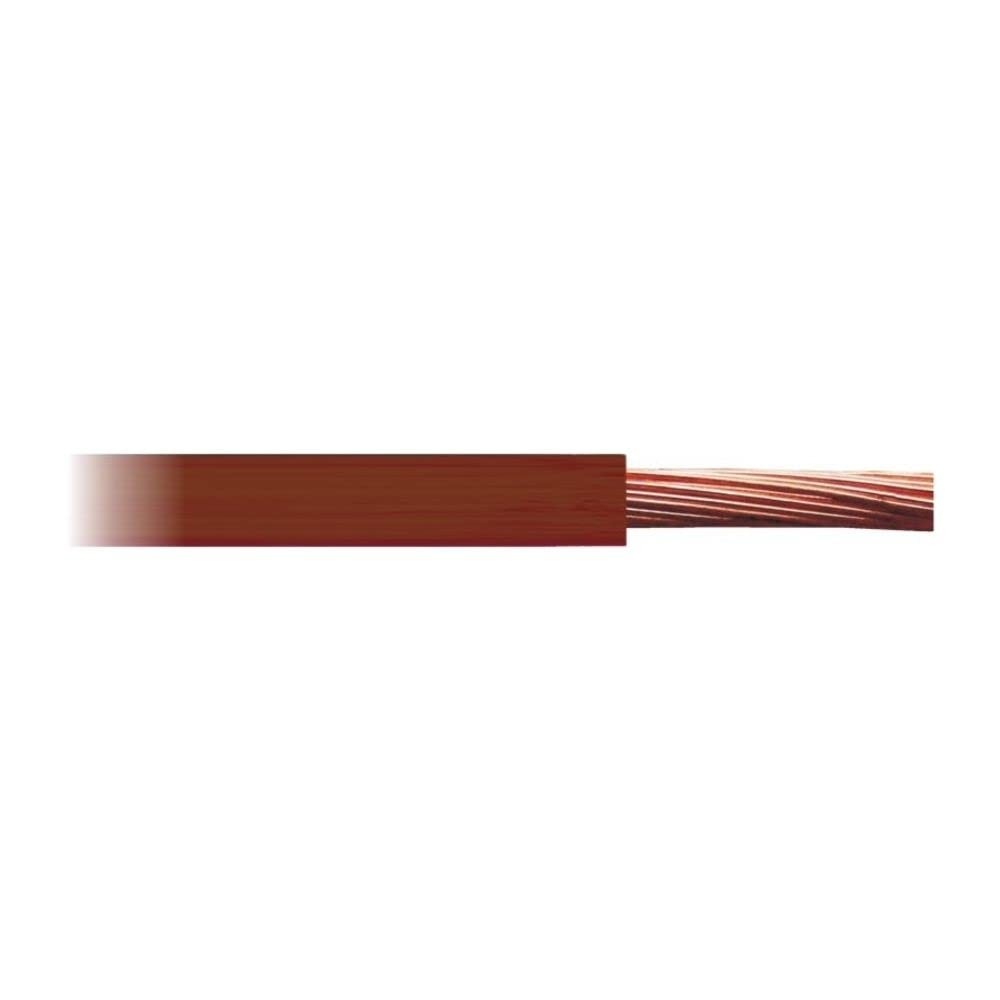 Cabo Flexível Unifilar DNI HFX 100-MR-50 Marrom 1mm² x 50m: Conexões Seguras e Duráveis