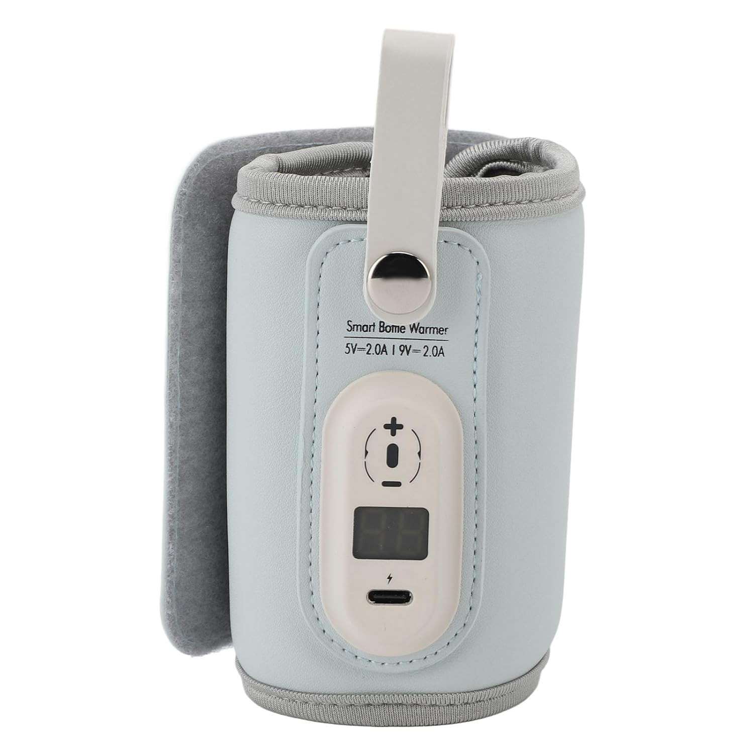 Aquecedor de Mamadeira USB Qinlorgo com 6 Níveis de Temperatura - Aquecimento Rápido e Seguro