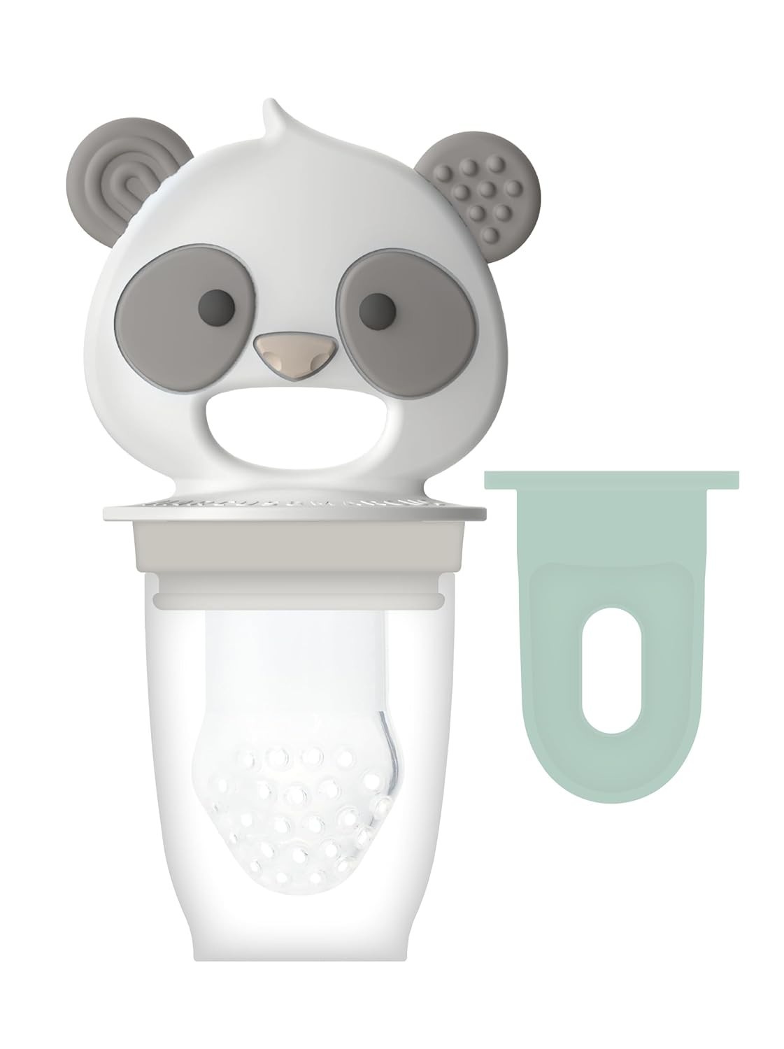 Alimentador em Silicone 3 em 1 Panda - Marcus & Marcus | Seguro, Prático e Estiloso para Bebês