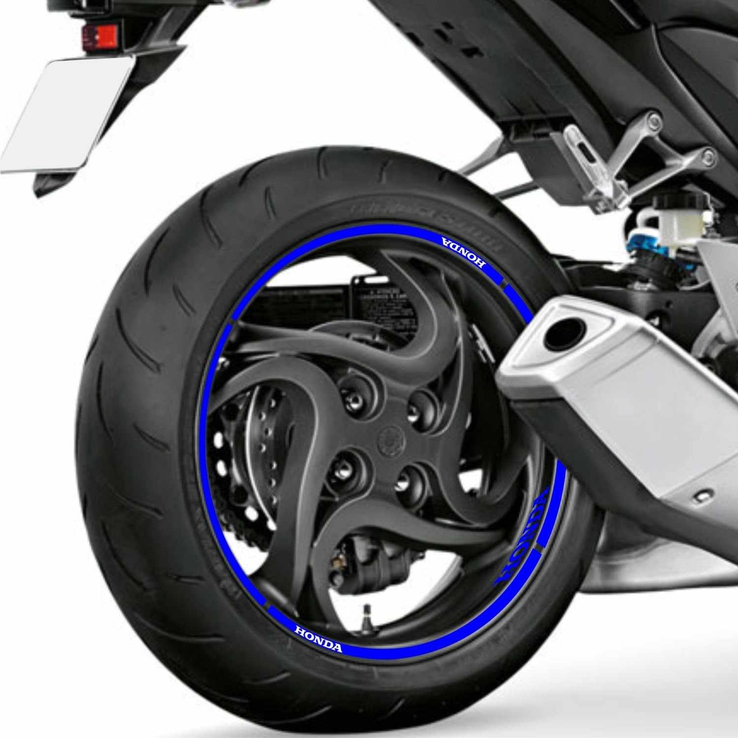 Adesivo Friso Refletivo para Roda XRE 300 - Azul Elegante e Seguro