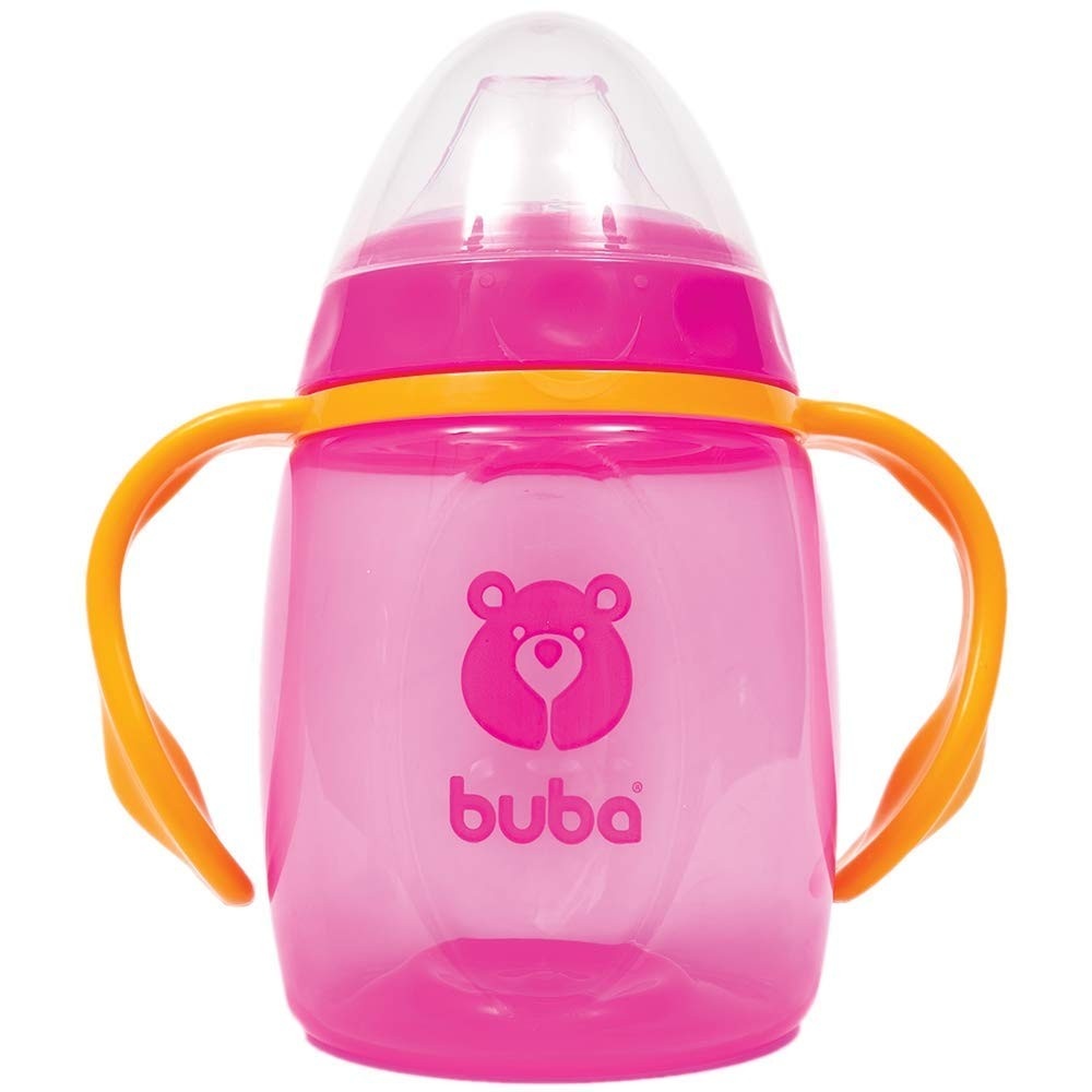 Copinho com Alça Rosa da Buba - Seguro, Prático e Ideal para Bebês