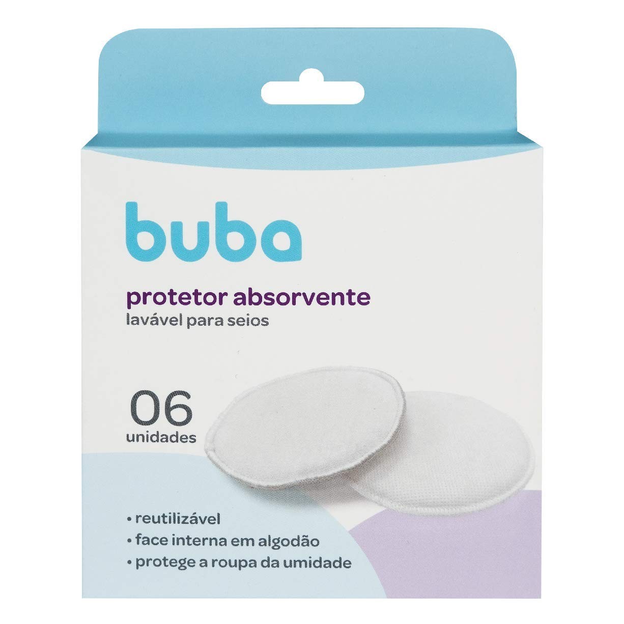 Protetores de Seios Laváveis Buba - Kit Reutilizável com Absorção Ultra e Conforto Total