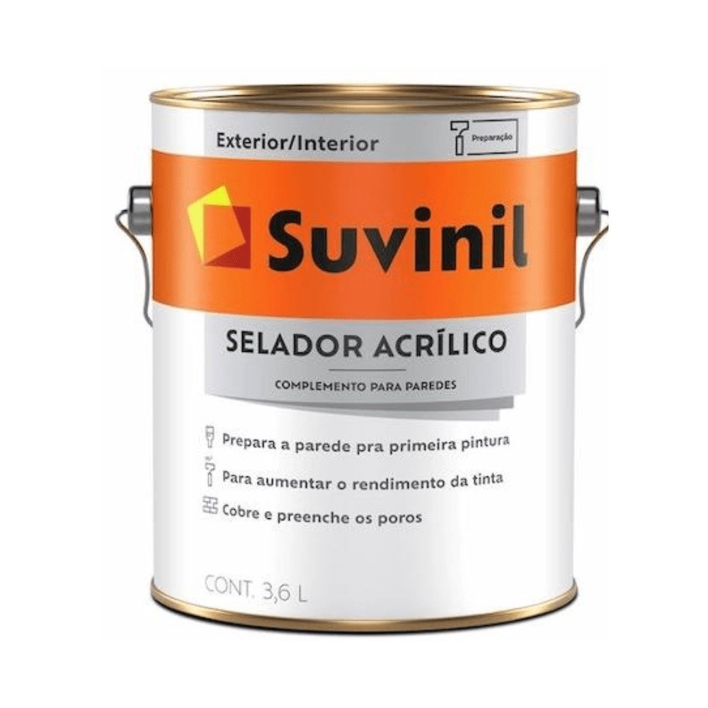 Selador Acrílico Suvinil 3,6L: Prepare Sua Parede!