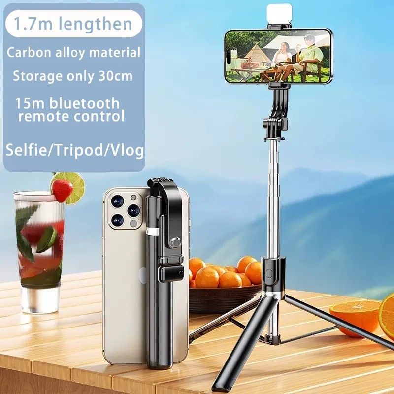 Selfie Stick 4 Eixos: Estabilizador Profissional