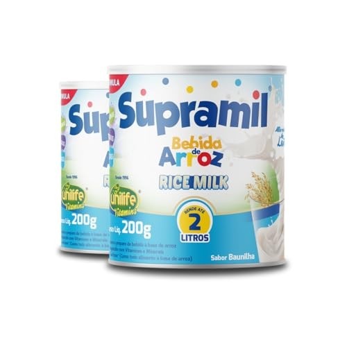 Kit 2 Supramil Bebida de Arroz sem Lactose Kids Unilife 200g