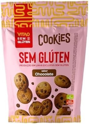 Vitao Cookies Sem Glúten Cacau 80G
