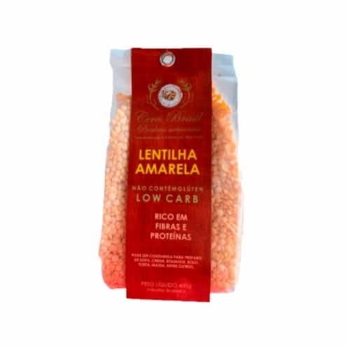 Kit 6X: Lentilha Amarela Sem Glúten Ceres 400g