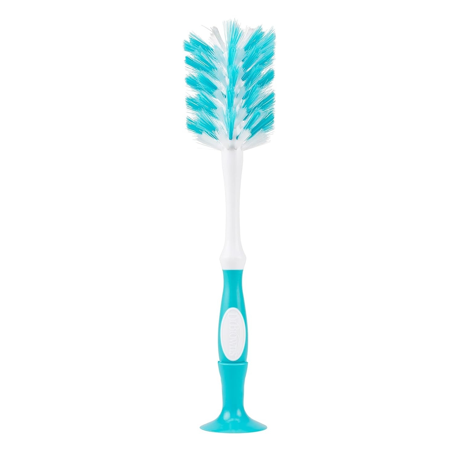 Dr. Brown's Escova de Limpeza para Mamadeiras com Suporte Ventosa e Escova Bônus - Sem BPA