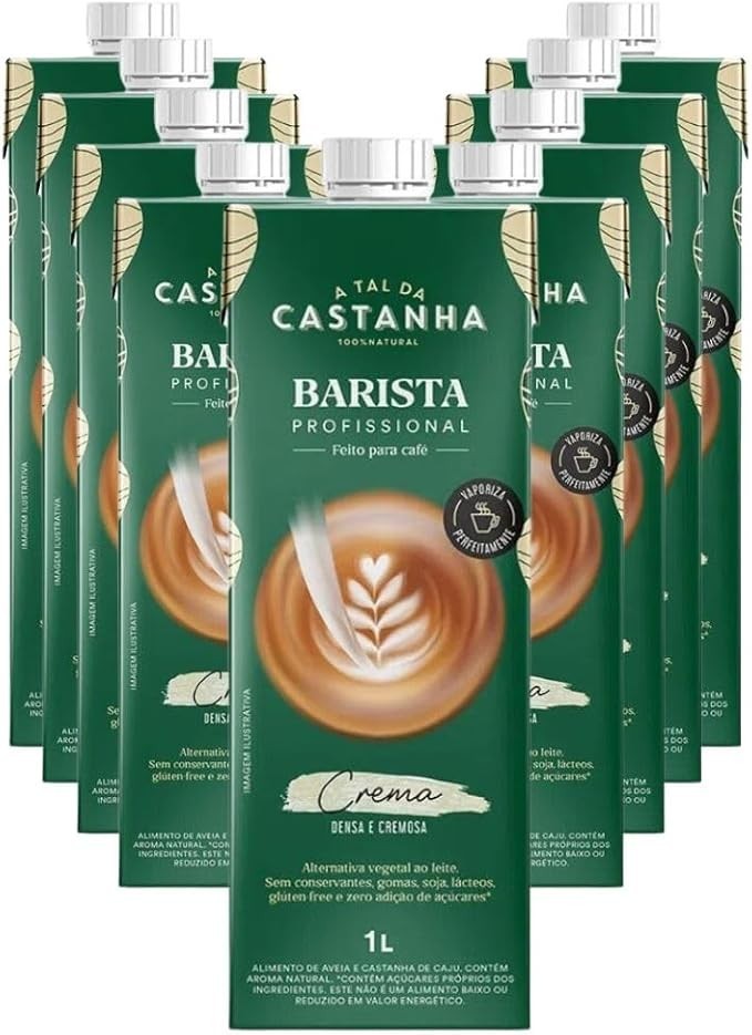 Bebida Barista Sem Lactose Sem Glúten A Tal da Castanha 9 litros