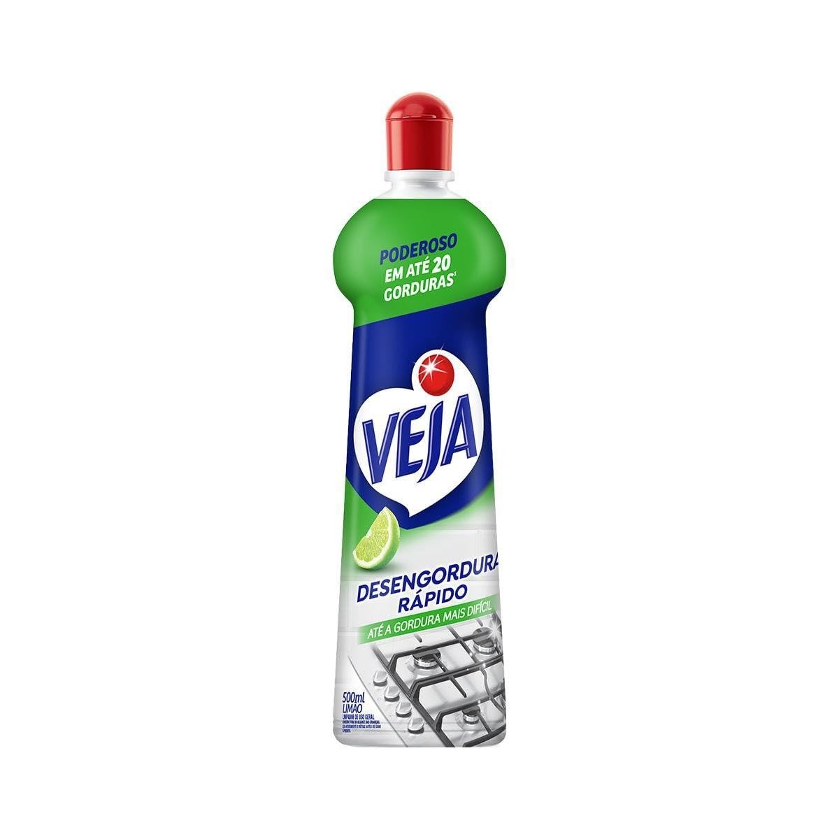 Veja Desengordurante Cozinha Limão 500ml - Limpeza Profunda sem Esfregar