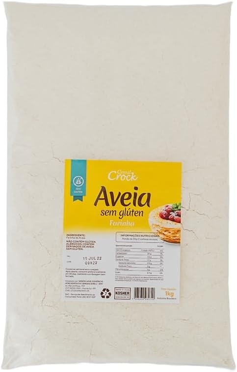 Farinha de Aveia Sem Glúten Leve Croc 1kg