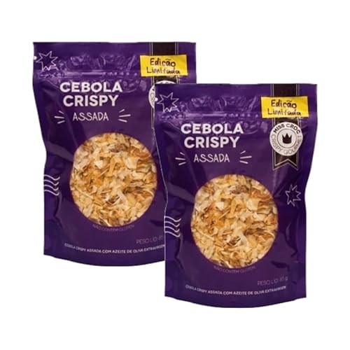 Kit 2X: Crisp Cebola Sem Glúten Pouch Miss Croc 85g