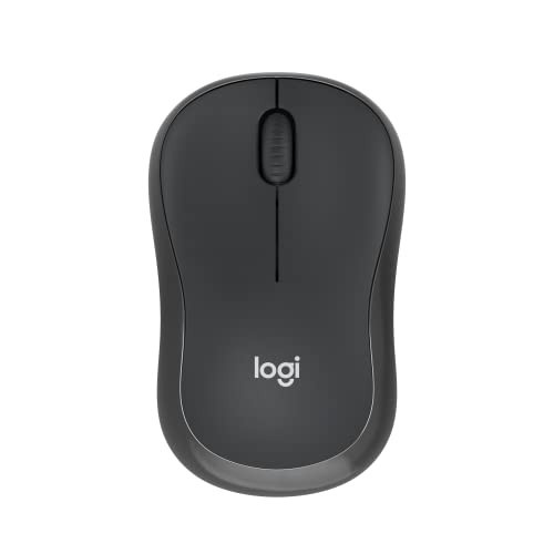 Mouse Sem Fio Logitech M240 com Conexão Bluetooth, Clique Silencioso, Design Ambidestro Compacto, Bateria de 18 Meses, Compatível com Windows, macOS, ChromeOS - Grafite