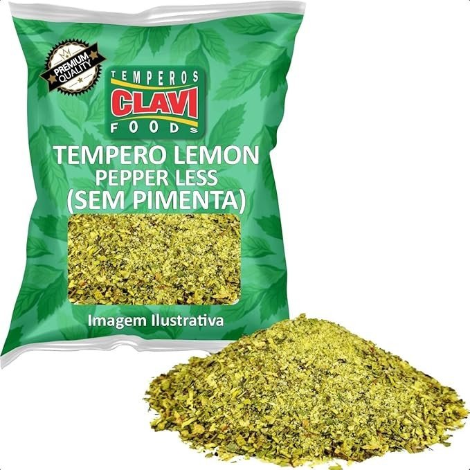 Tempero Lemon Pepper Less 1kg (Sem Pimenta)
