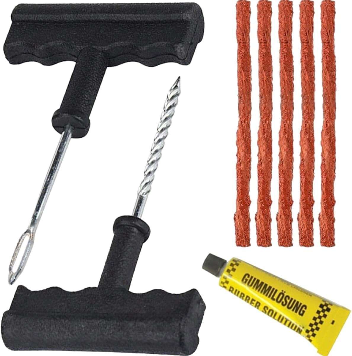 Kit Reparo Pneu Sem Câmara Profissional: Solução Rápida para Carro e Moto