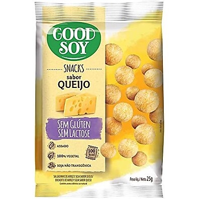 GoodSoy Queijo: Snack Sem Glúten e Lactose 25g