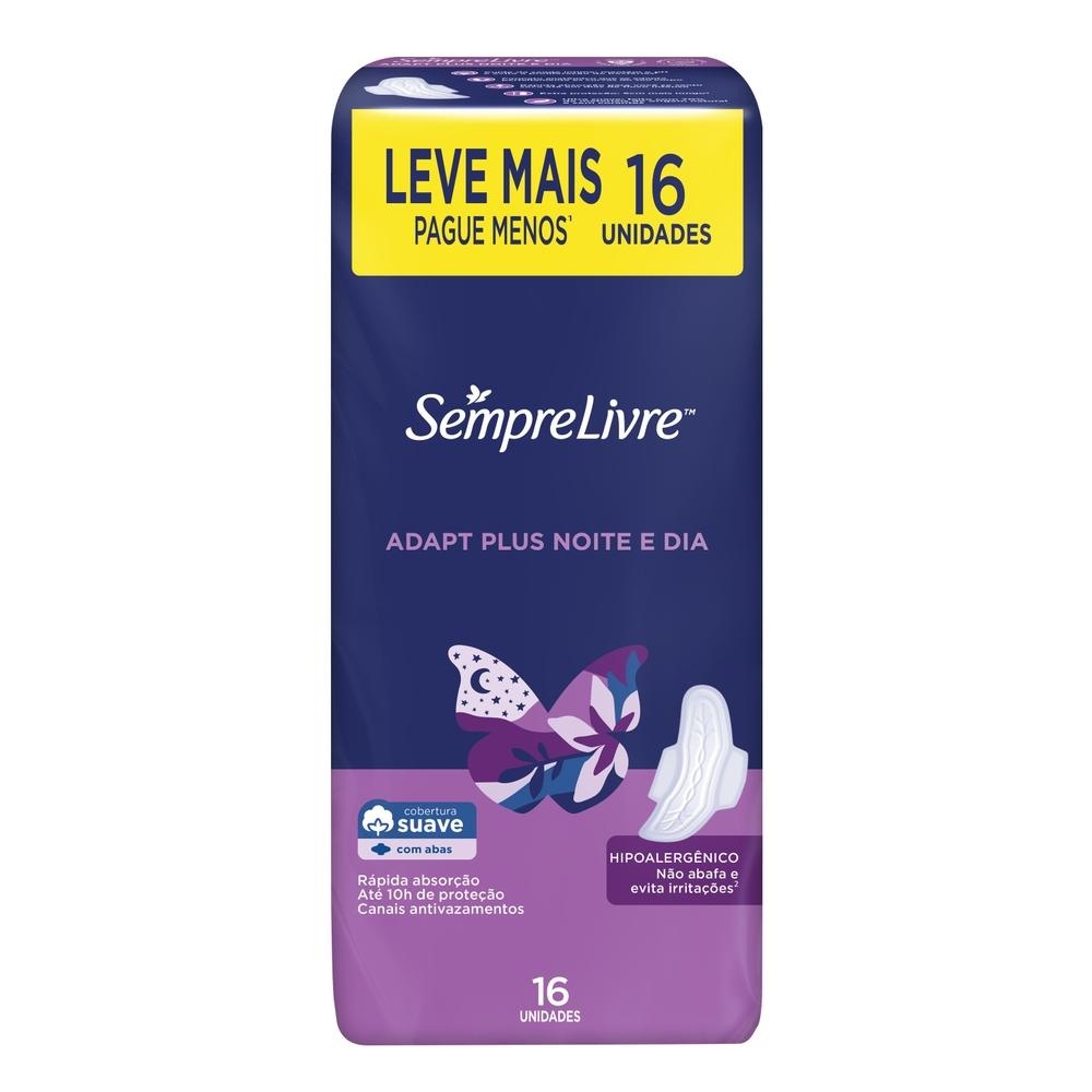 Sempre Livre Adapt Plus: Proteção Imbatível Noite e Dia