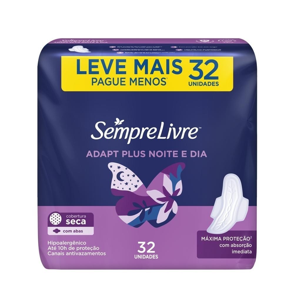 Sempre Livre Adapt Plus: Proteção Total Dia e Noite