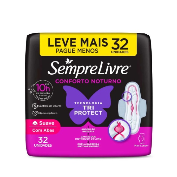 Sempre Livre Noturno: Noites Seguras e Confortáveis