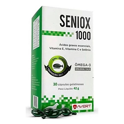 Seniox Avert 1000mg – Saúde e Longevidade para seu Pet