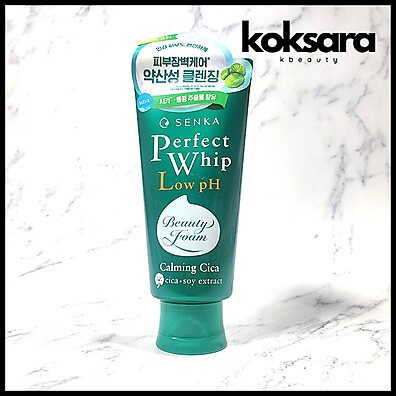 Senka Perfect Whip Low pH Calming Cica 100g: Pele Macia e Calma