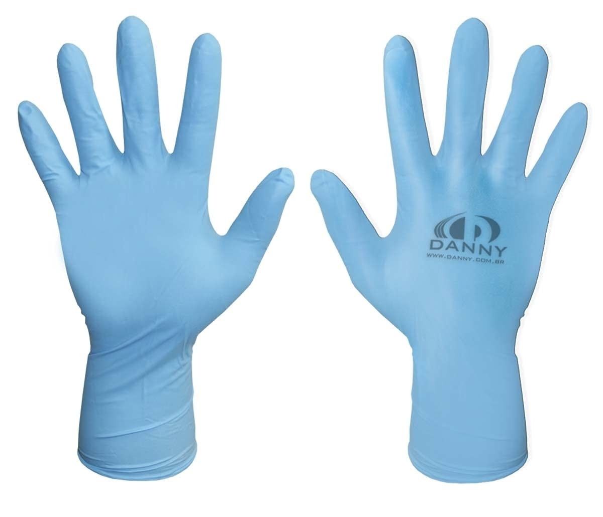 Luva Procedimento Nitrilica Danny Sensiflex Flex DA-90200 CA42979-50 Pares