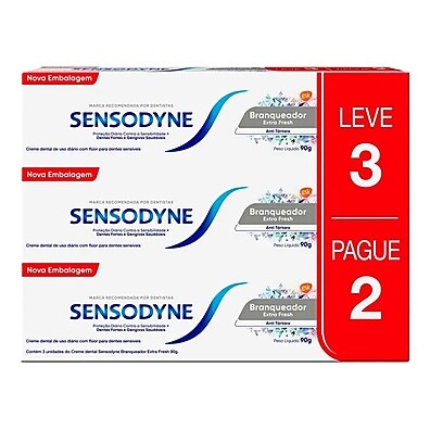 Sensodyne Branqueador: Alívio & Dentes Mais Brancos 🦷