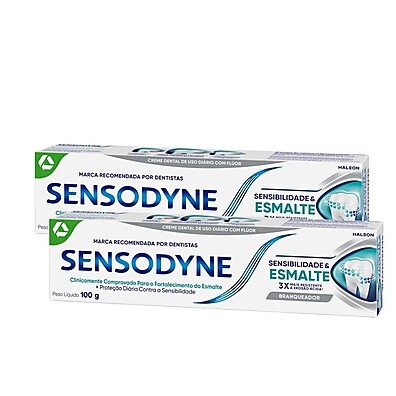 Sensodyne Branqueador: Alívio & Esmalte Forte