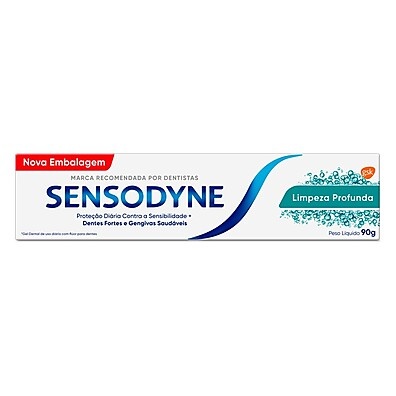 Sensodyne Limpeza Profunda: Alívio da Sensibilidade