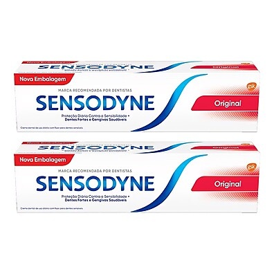 Sensodyne Original: Alívio da Sensibilidade em Kit com 2!