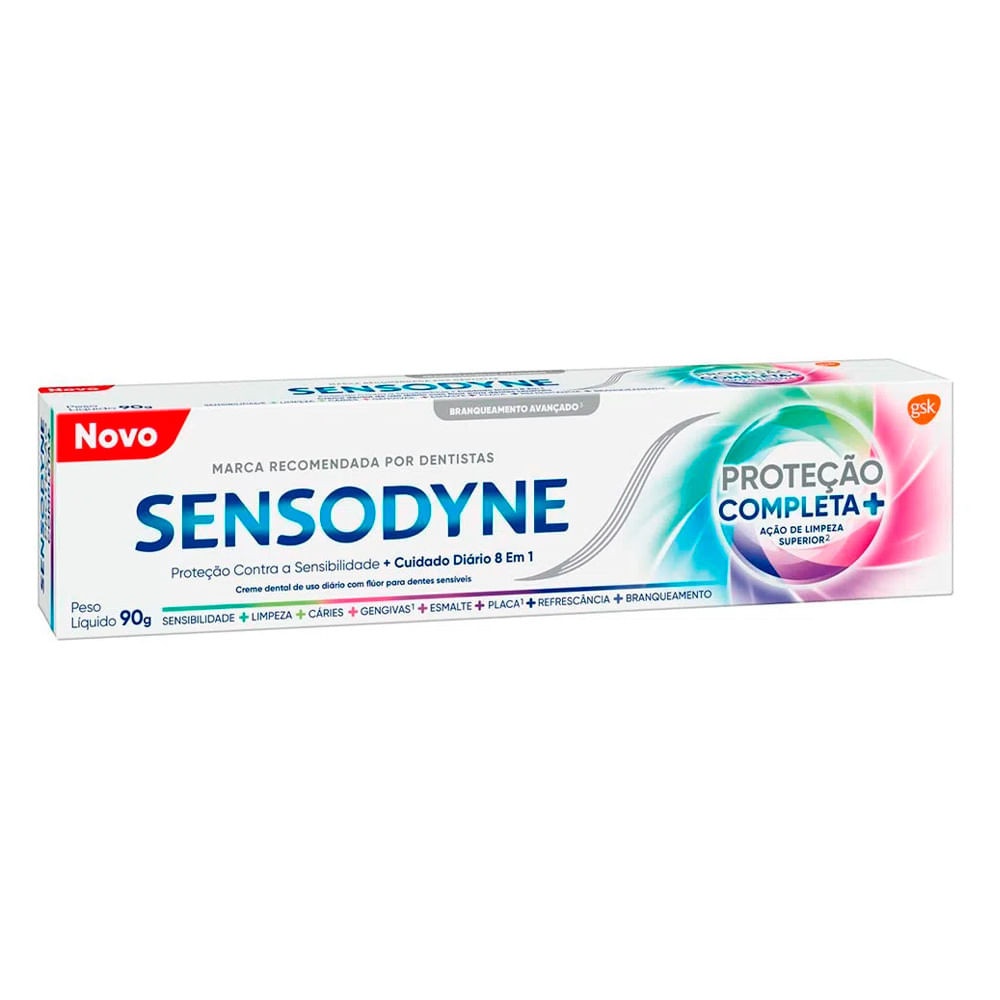 Sensodyne Proteção Completa: Alívio da Sensibilidade + Saúde Bucal