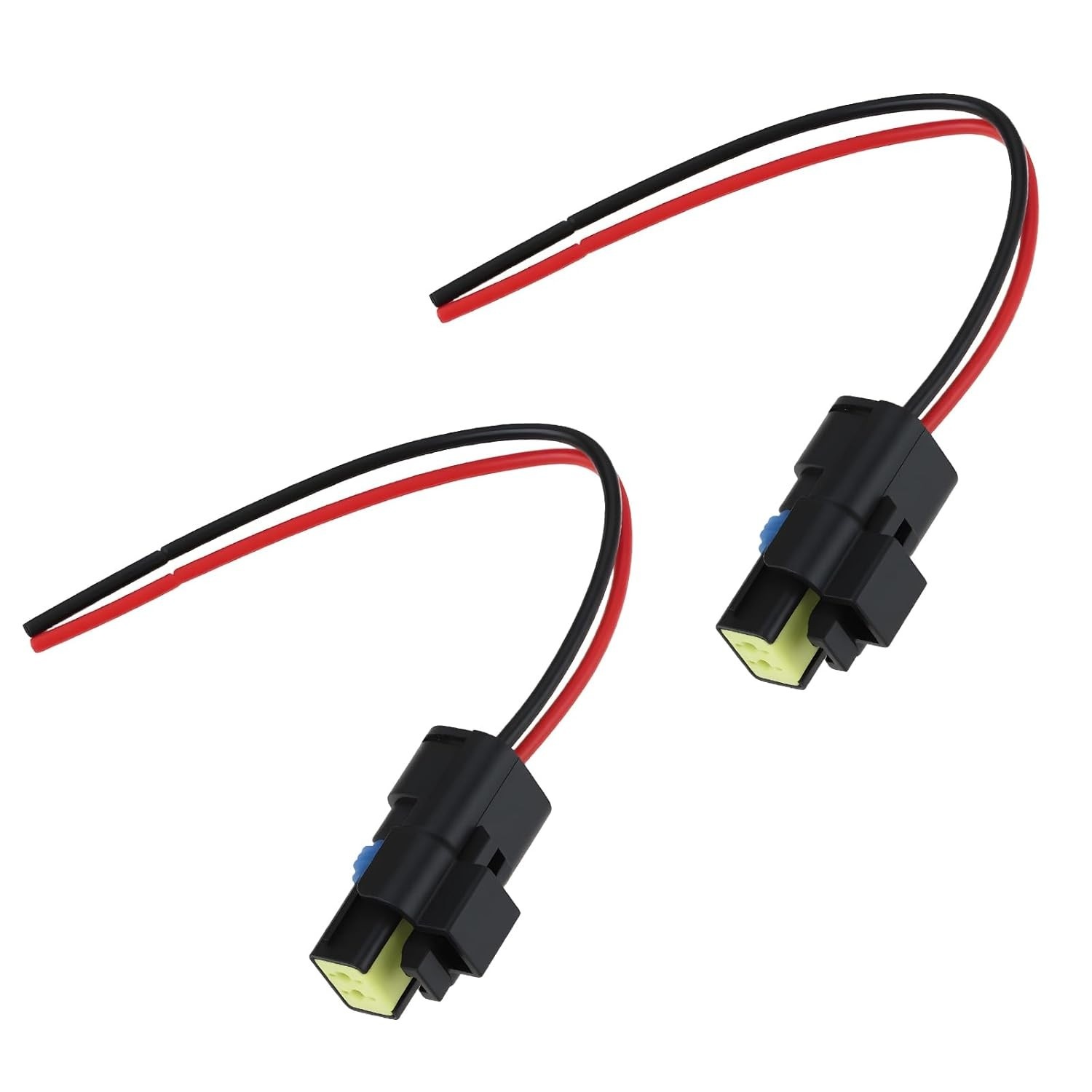 Conector Plug Sensor Temperatura 2 Pinos Peugeot 107-407 - Kit 2 Peças
