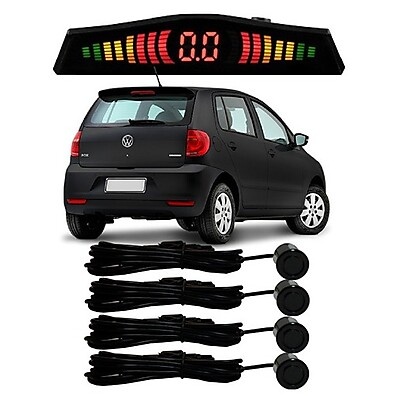 Sensor de Estacionamento Ré Fox – Preto