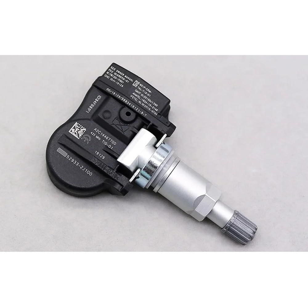 Sensor de Pressão de Pneu TPMS 52933-2J100 para Kia e Hyundai - Segurança e Economia