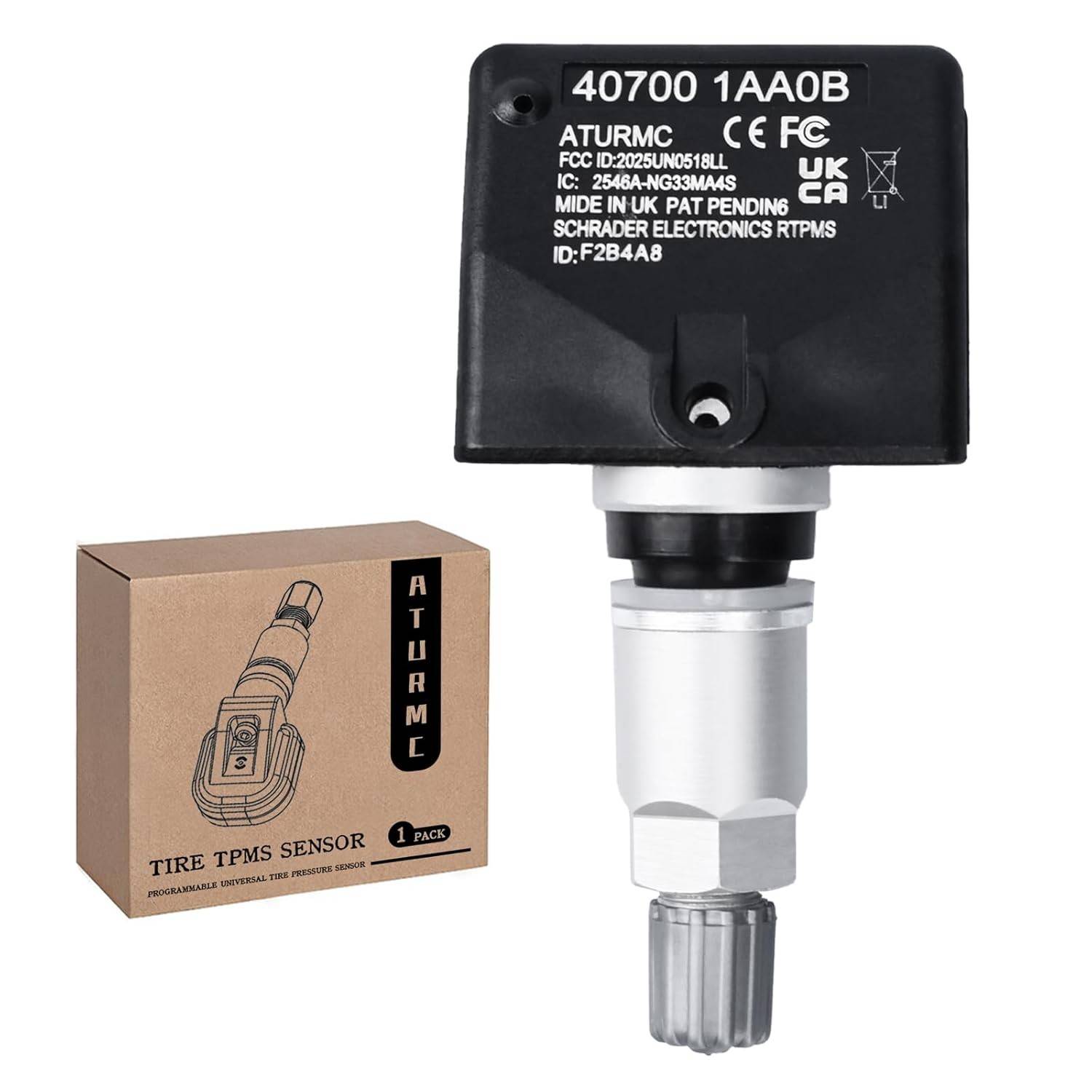 Sensor TPMS 315MHz para Infiniti G35, QX4, QX56, Altima, Cube, Maxima, Pathfinder, Rogue, Sentra, Titan, Xterra e Suzuki - Peça Original 407001AA0B