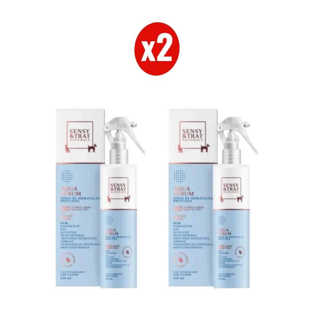 Sensy & Trat Aqua Serum: Hidratação Profunda para Pets