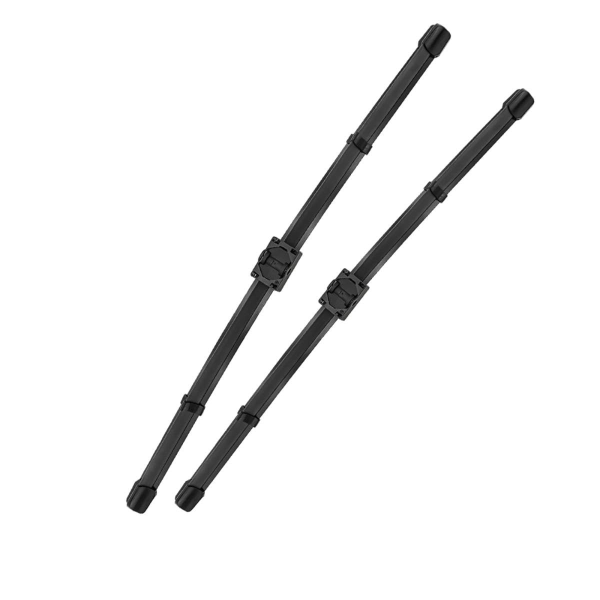 Kit 2 Palhetas Limpador Parabrisa Premium para BMW 3 Series E90 E91 (2005-2009) - Borracha Natural Side Lock