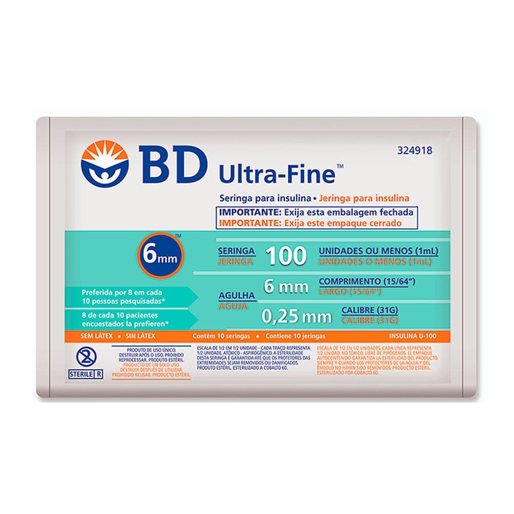 Seringa BD Ultra-Fine: Dose Segura e Precisa!