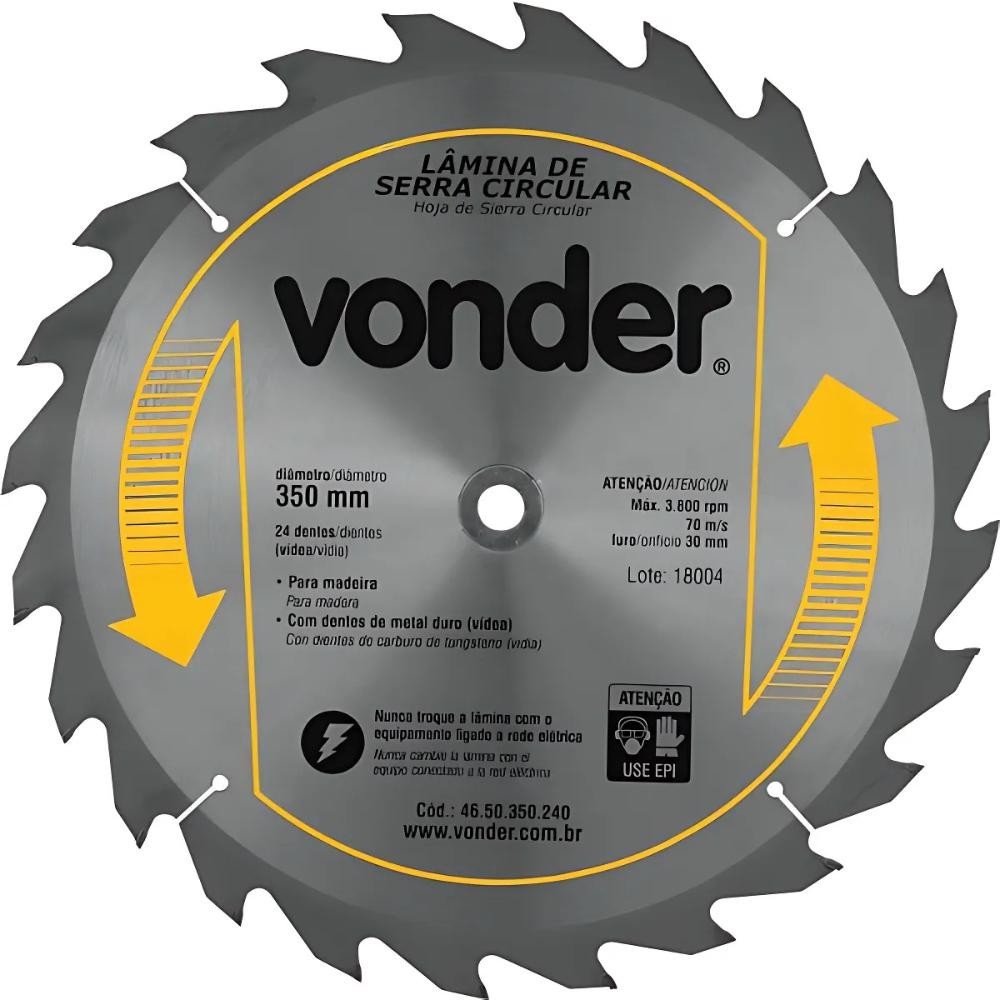 Serra Circular 350mm VONDER: Corte Preciso!