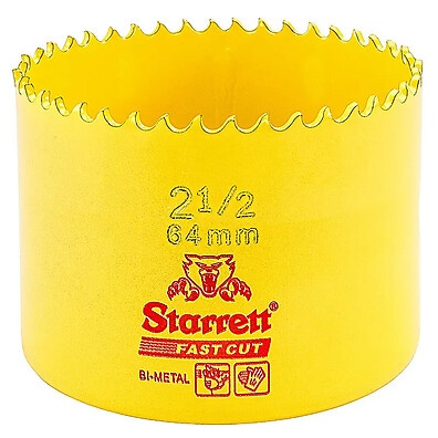 Serra Copo Starrett 64mm Fast Cut – Corte Rápido e Preciso em Metal e Mais
