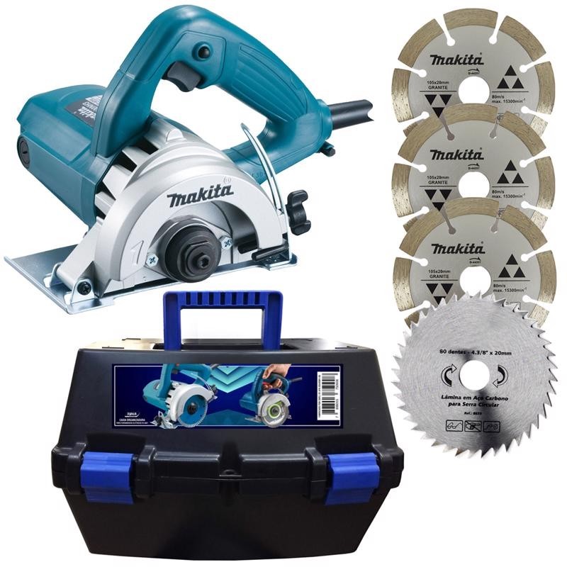 Serra Mármore Makita 4.3/8" – Potência e Precisão!