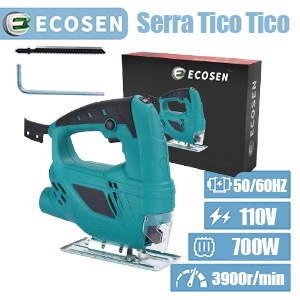 Serra Tico Tico 700W com Base Ajustável: Corte Preciso em Madeira, MDF, Metal e Acrílico