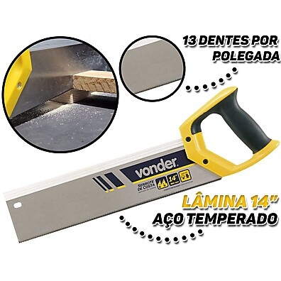 Serrote Vonder 14 Pol: Cortes Precisos e Sem Esforço!