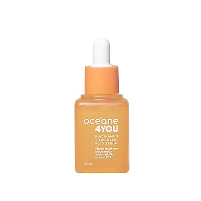 Sérum 4YOU com Niacinamida e Ácido Salicílico – Pele Limpa e sem Brilho